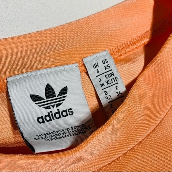 ADIDAS size XS coral short sleeve bodysuit - Picture 6 of 9
